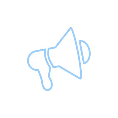 Hoparlör düz stil ikonu