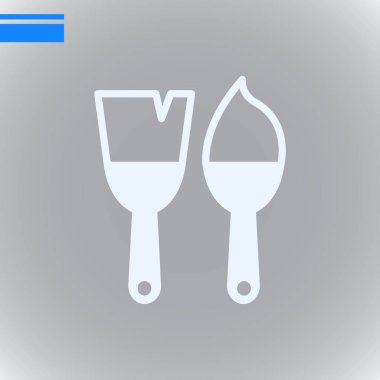 İki fırça simgesini