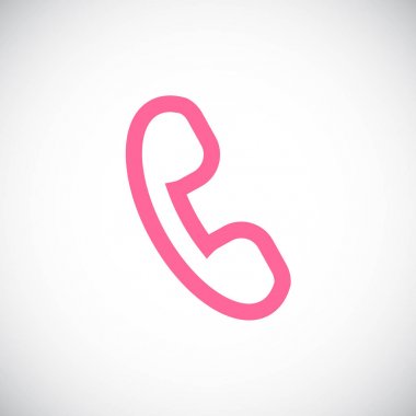 cep telefonu düz simgesi, vektör, illüstrasyon 