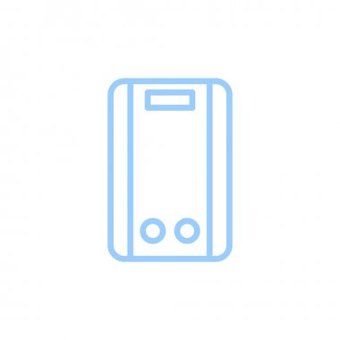 gaz yakıtlı düz kutsal kişilerin resmi, vektör, illüstrasyon 