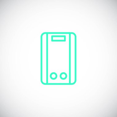 gaz yakıtlı düz kutsal kişilerin resmi, vektör, illüstrasyon 