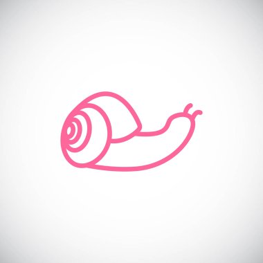 çizgi film salyangoz kutsal kişilerin resmi, vektör çizim