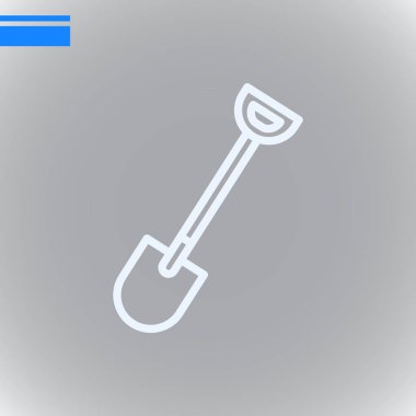 bahçe küreği simgesi