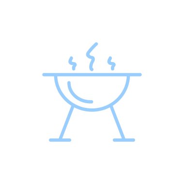 mangal barbekü kutsal kişilerin resmi, vektör çizim için