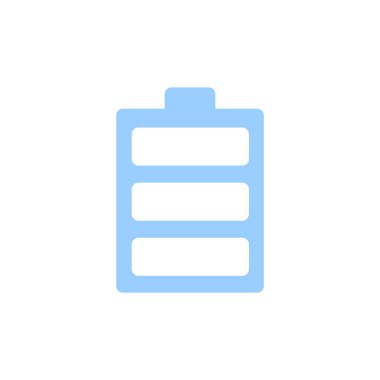 enerji pil simgesi, vektör çizim