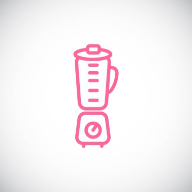 Blender düz simgesi, vektör, illüstrasyon 