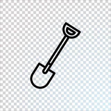 bahçe küreği simgesi