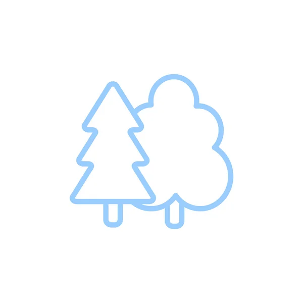 Forest web icon — Stock vektor