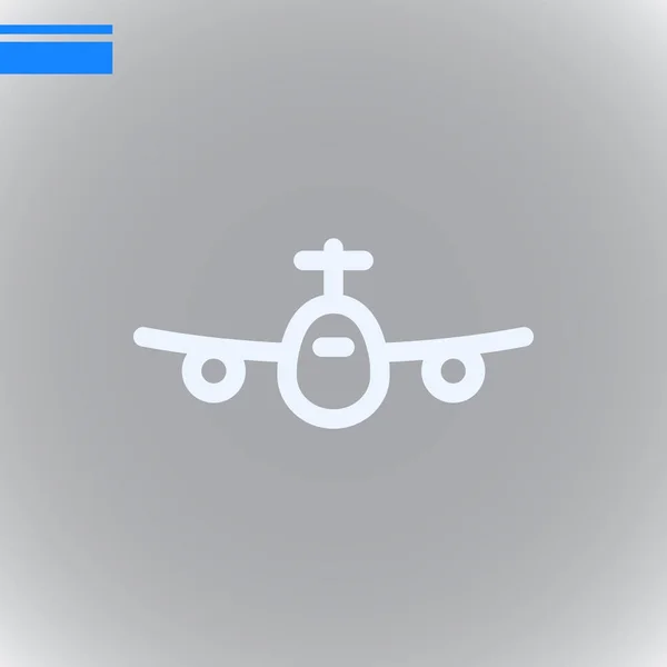 Barevné Vektorové Ilustrace Letadlo — Stockový vektor