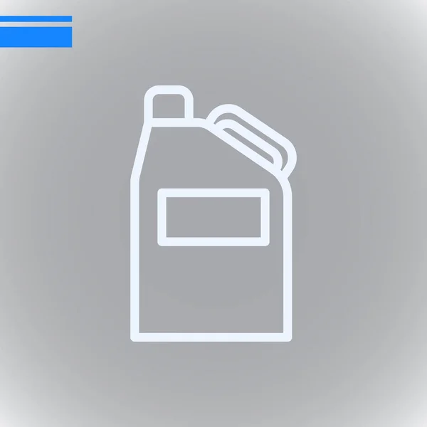 Benzine flat icon — Stock Vector