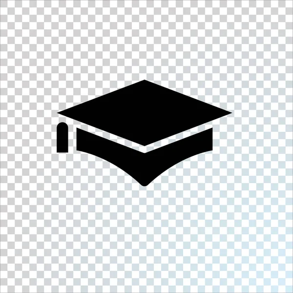 Afstuderen hoed pictogram — Stockvector