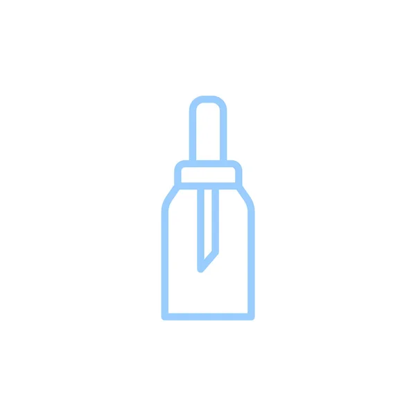 Parfum Container Platte Pictogram Vector Illustratie — Stockvector