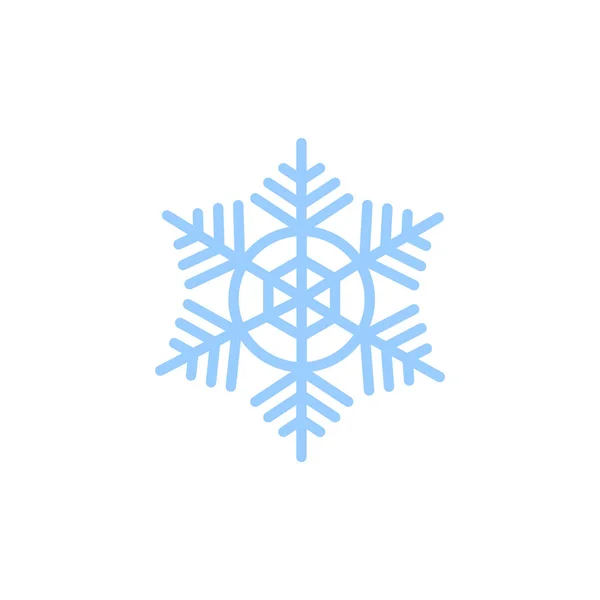 Ornamento Copo Nieve Icono Vector Ilustración — Vector de stock