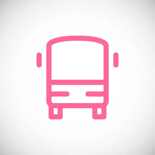 Cor Vetor Bus Ilustração — Vetor de Stock