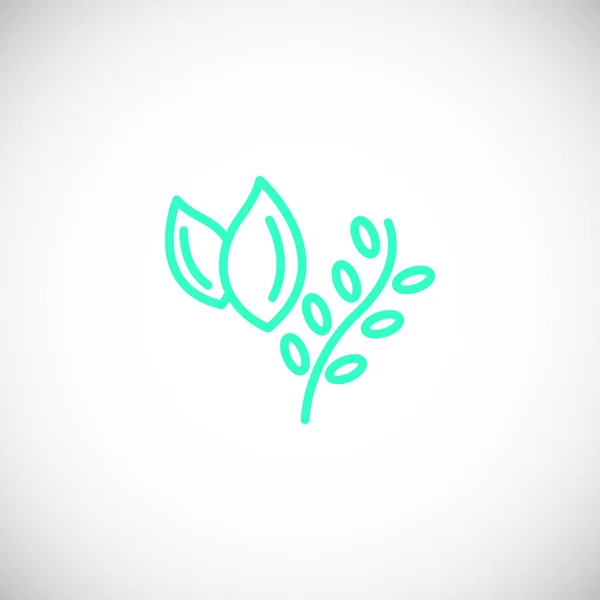 植物フラット アイコン ベクトル イラスト — ストックベクタ