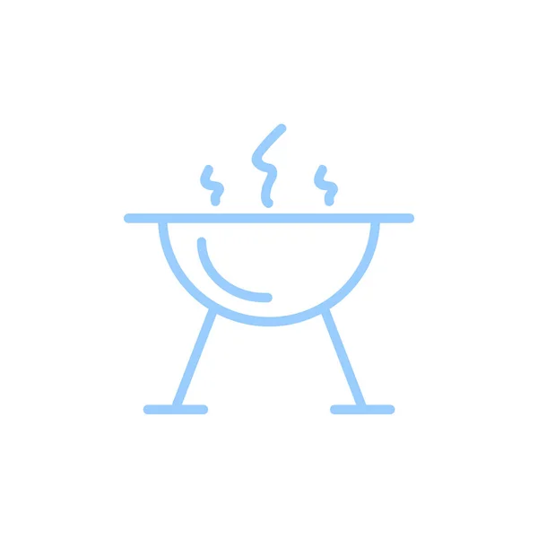 火盆烧烤图标 矢量图 — 图库矢量图片