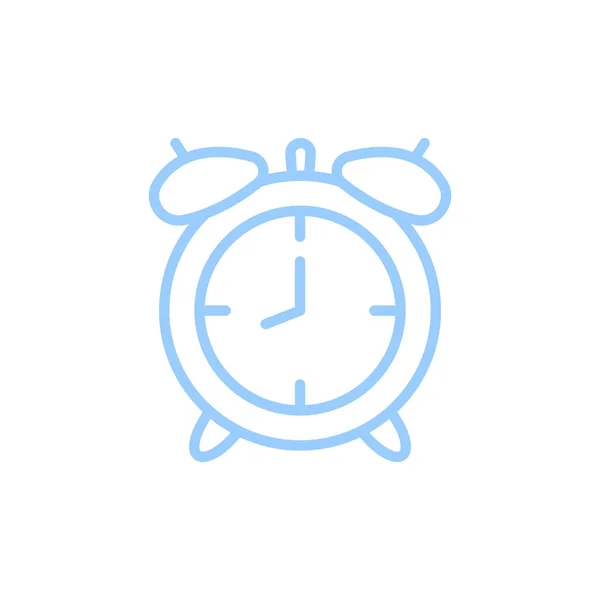 Despertador Icono Plano Vector Ilustración — Vector de stock