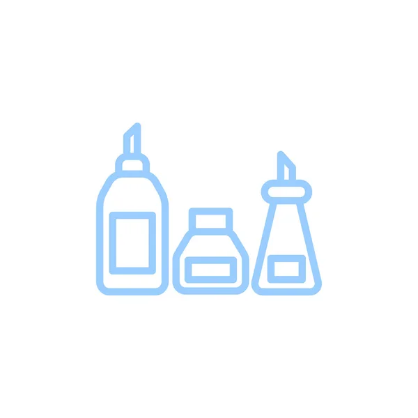 厨房瓶平面图标 — 图库矢量图片