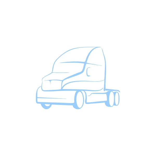 Ícone web caminhão — Vetor de Stock