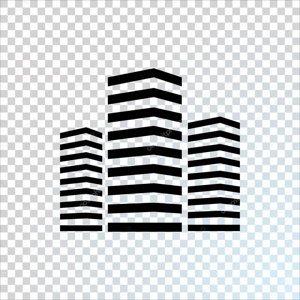 Abstract building web icon