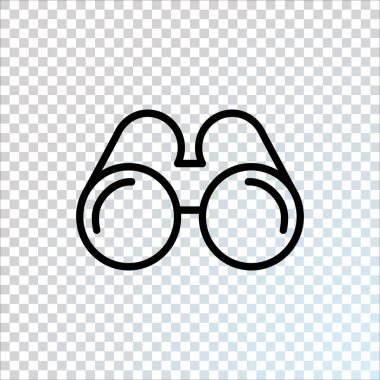 optik dürbün simgesi