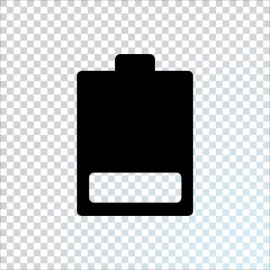 enerji pil simgesi, vektör çizim