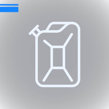 benzinli düz simgesi  