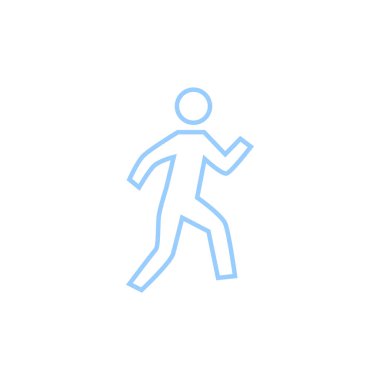 çalışan adam düz kutsal kişilerin resmi, vektör, illüstrasyon