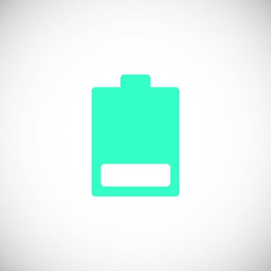 enerji pil simgesi, vektör çizim