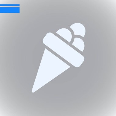 Soyut dondurma web simgesi