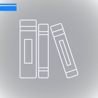 kitap düz kutsal kişilerin resmi, vektör, illüstrasyon