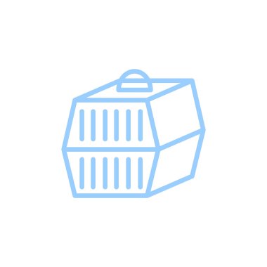  hayvan kafes kutsal kişilerin resmi, vektör çizim