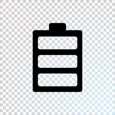 enerji pil simgesi, vektör çizim