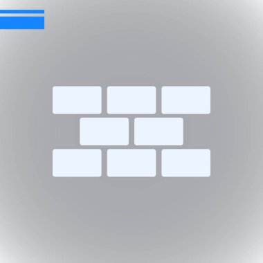 Soyut tuğla web simgesi