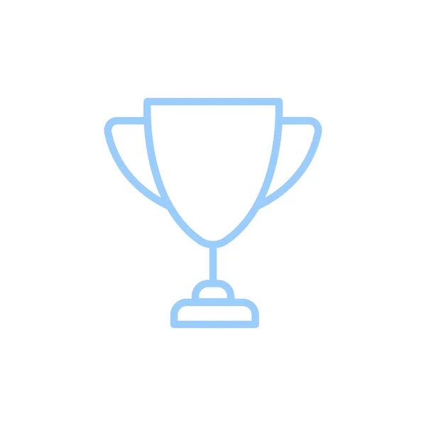 Cup Kampioen Vlakke Pictogram Vector Illustratie — Stockvector