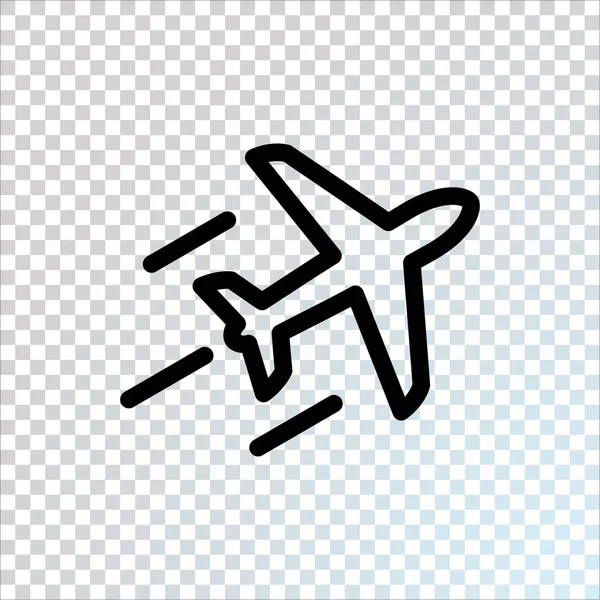 Barevné Vektorové Ilustrace Letadlo — Stockový vektor