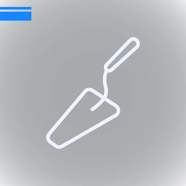 Icono de herramienta de paleta de mampostería — Vector de stock