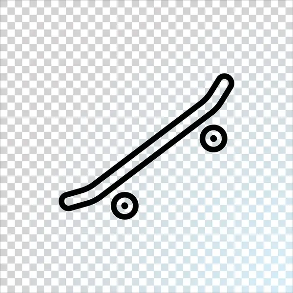 Иконка Скейтборда Вектор Иллюстрация — стоковый вектор
