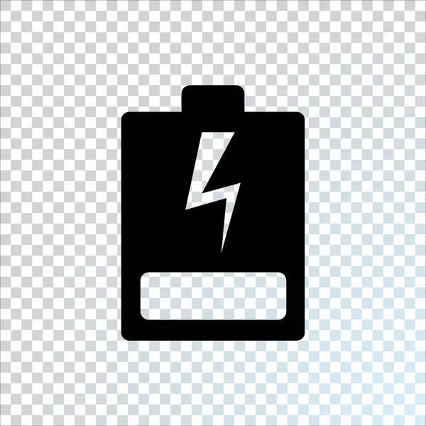 Icono Batería Energía Ilustración Vectorial — Vector de stock