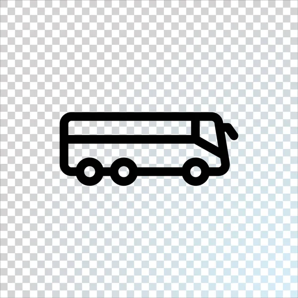 Color Vector Bus Illustration — Stock Vector