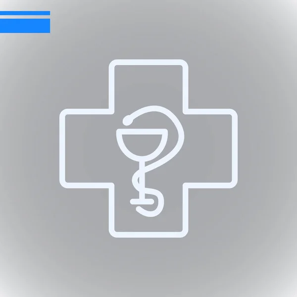 Icono Médico Ilustración Vectorial — Vector de stock