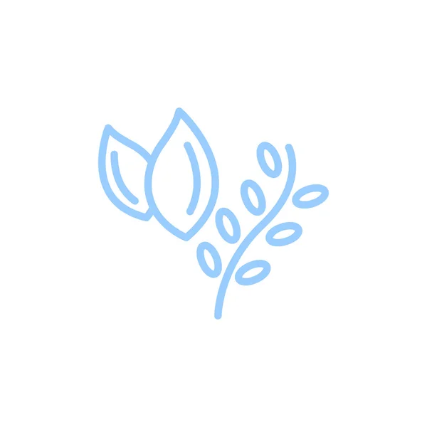 Pflanzen Flaches Symbol Vektor Illustration — Stockvektor