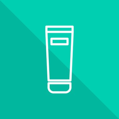 Tüp, satırı simgesi turuncu ile çapraz kare üzerinde