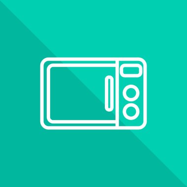 Mikrodalga, satırı simgesi turuncu ile çapraz kare üzerinde