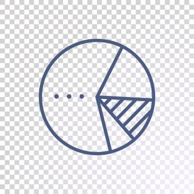 Saydam arka plan diyagramı simgesini