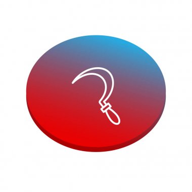 simge vektör çizim Orak 