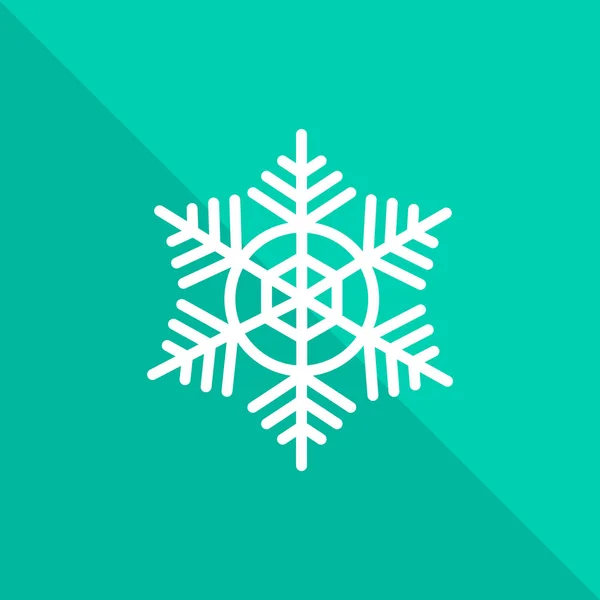 Εικονογράφηση Διάνυσμα Σύμβολο Νιφάδα Χιονιού — Διανυσματικό Αρχείο