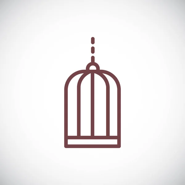 Illustration Vectorielle Symbole Cage — Image vectorielle