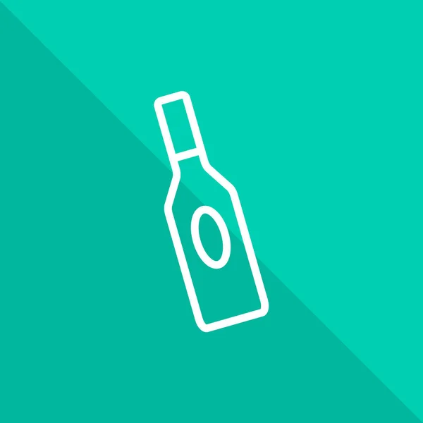 Wine bottle icon — Stock Vector