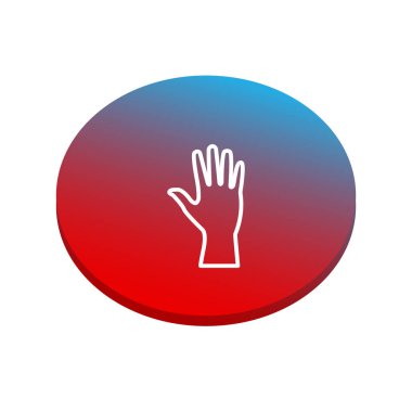 vektör çizim tasarım el simgesi